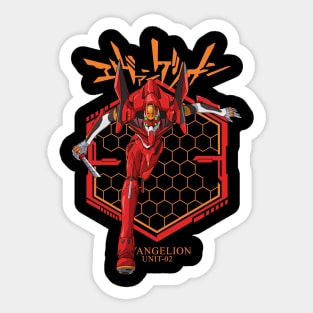 Evangelion Unit-02 Sticker